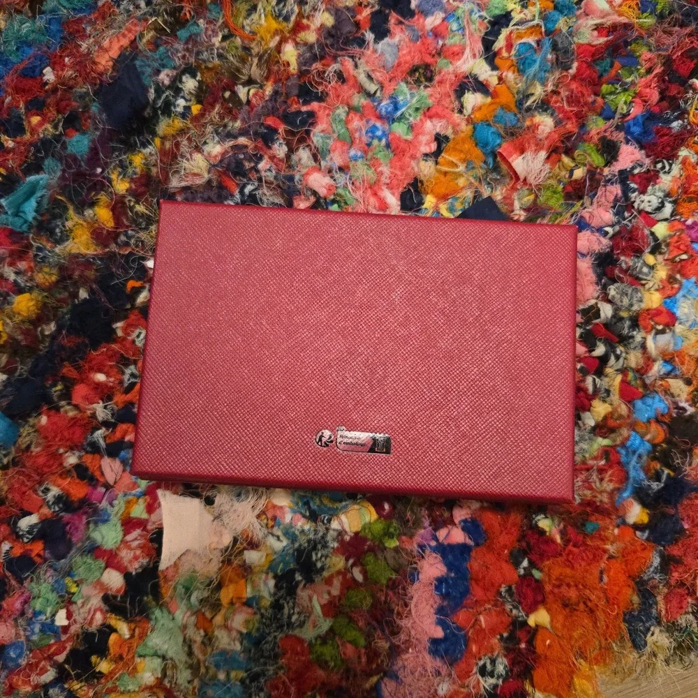 Cartier Presentation Box For Leather Gift Red Logo Gold Luxury Design Packaging